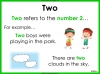 Easily Confused Words - Two, Too and To Teaching Resources (slide 5/17)